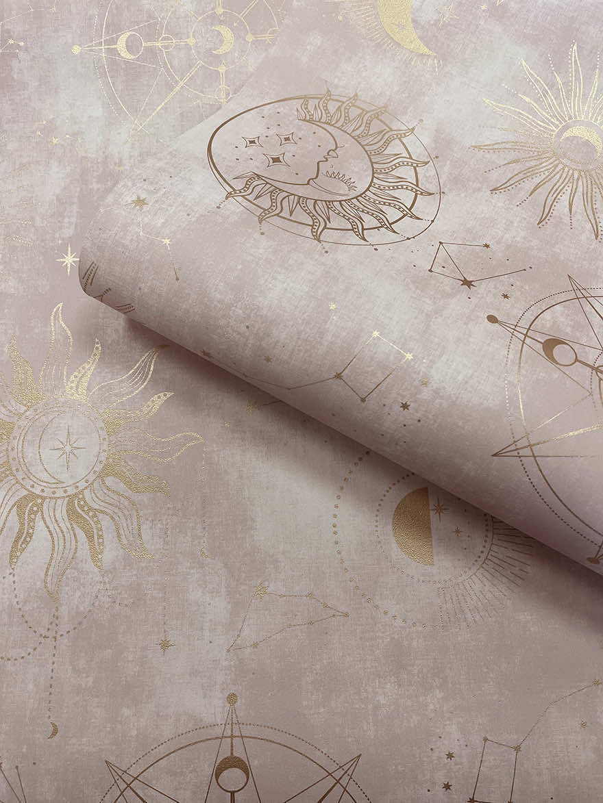 Cosmic - Wallpaper - Pink Gold