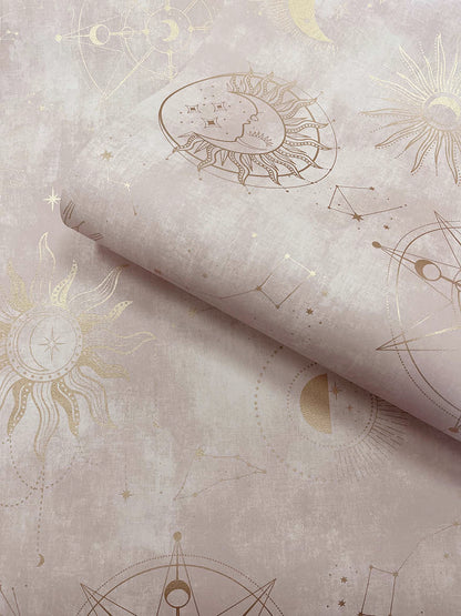 Cosmic - Wallpaper - Pink Gold