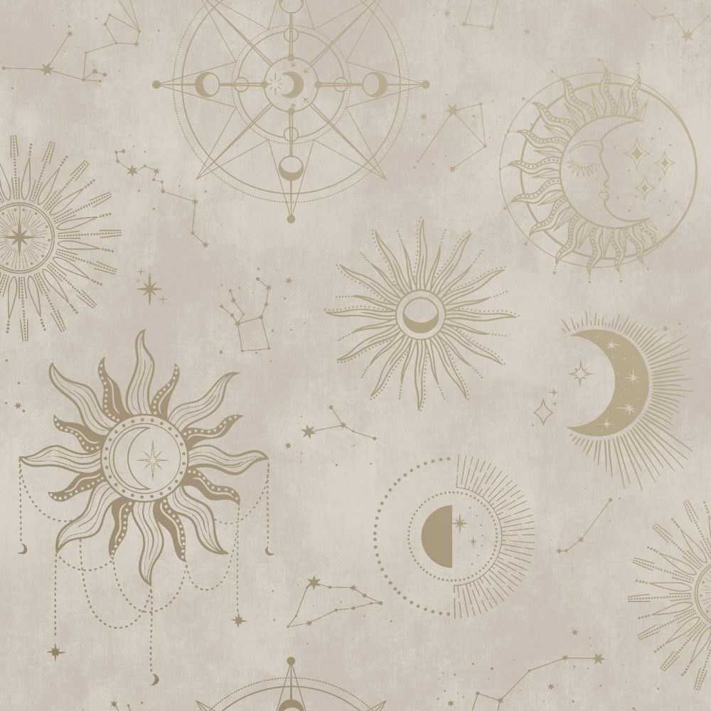 Cosmic - Wallpaper - Cream Gold