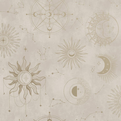 Cosmic - Wallpaper - Cream Gold
