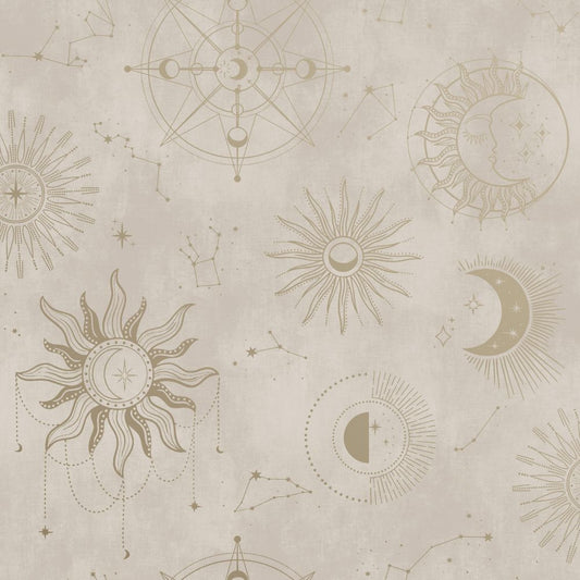 Cosmic - Wallpaper - Cream Gold