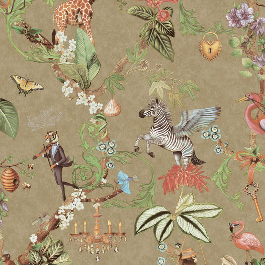 Safari Symphony Wallpaper - Gold