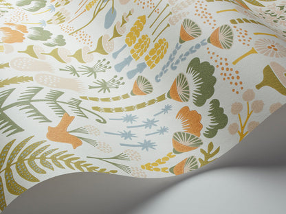 Hoppmosse Wallpaper - White