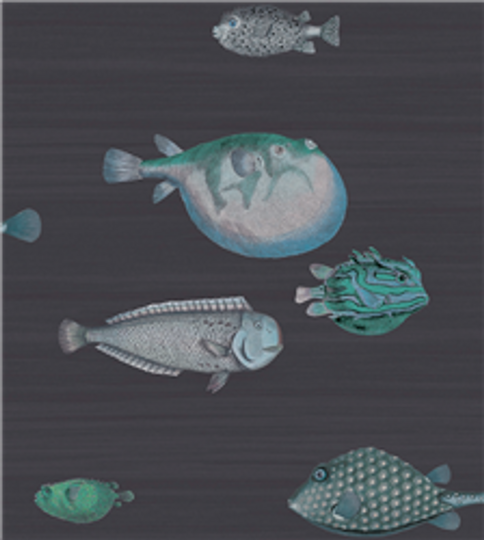 Sample - Acquario Fish Wallpaper - Ink