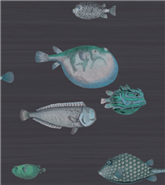 Acquario Fish Wallpaper - Ink