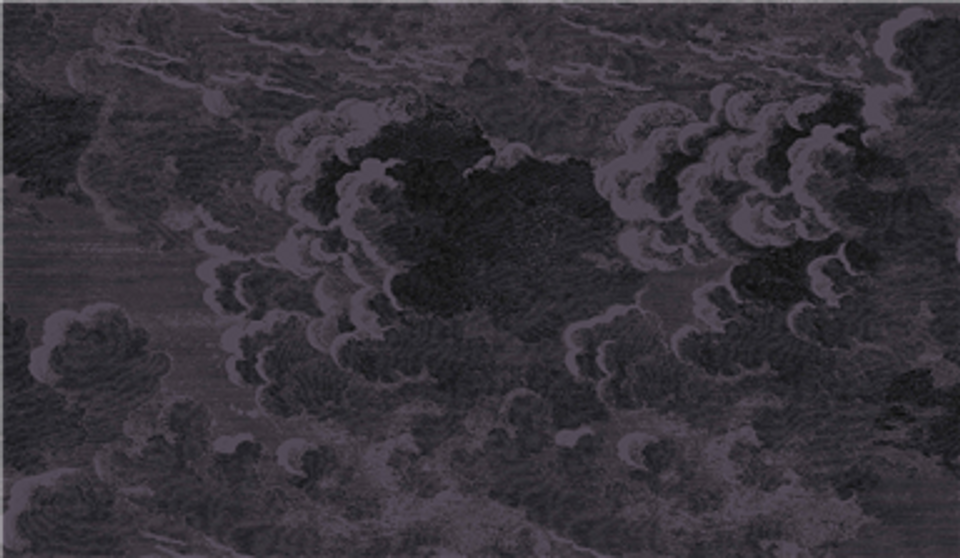 Nuvolette Wallpaper (2-Roll Set) - Cole and Sons - Midnight