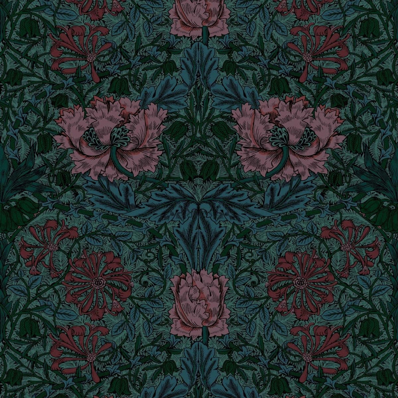 Honeysuckle Hybrid Mural Wallpaper - House of Hackney - Discontinuing