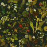 Herbarium Hybrid Mural Wallpaper - House of Hackney - Forest Green