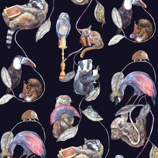 Hackney Empire Hybrid Mural Wallpaper - House of Hackney - Midnight
