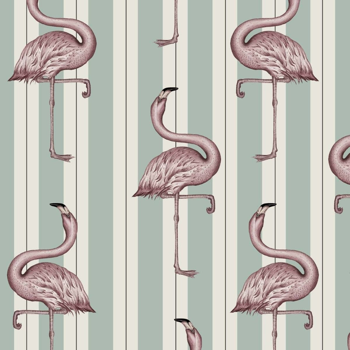 Flamboyance Hybrid Mural Wallpaper - House of Hackney