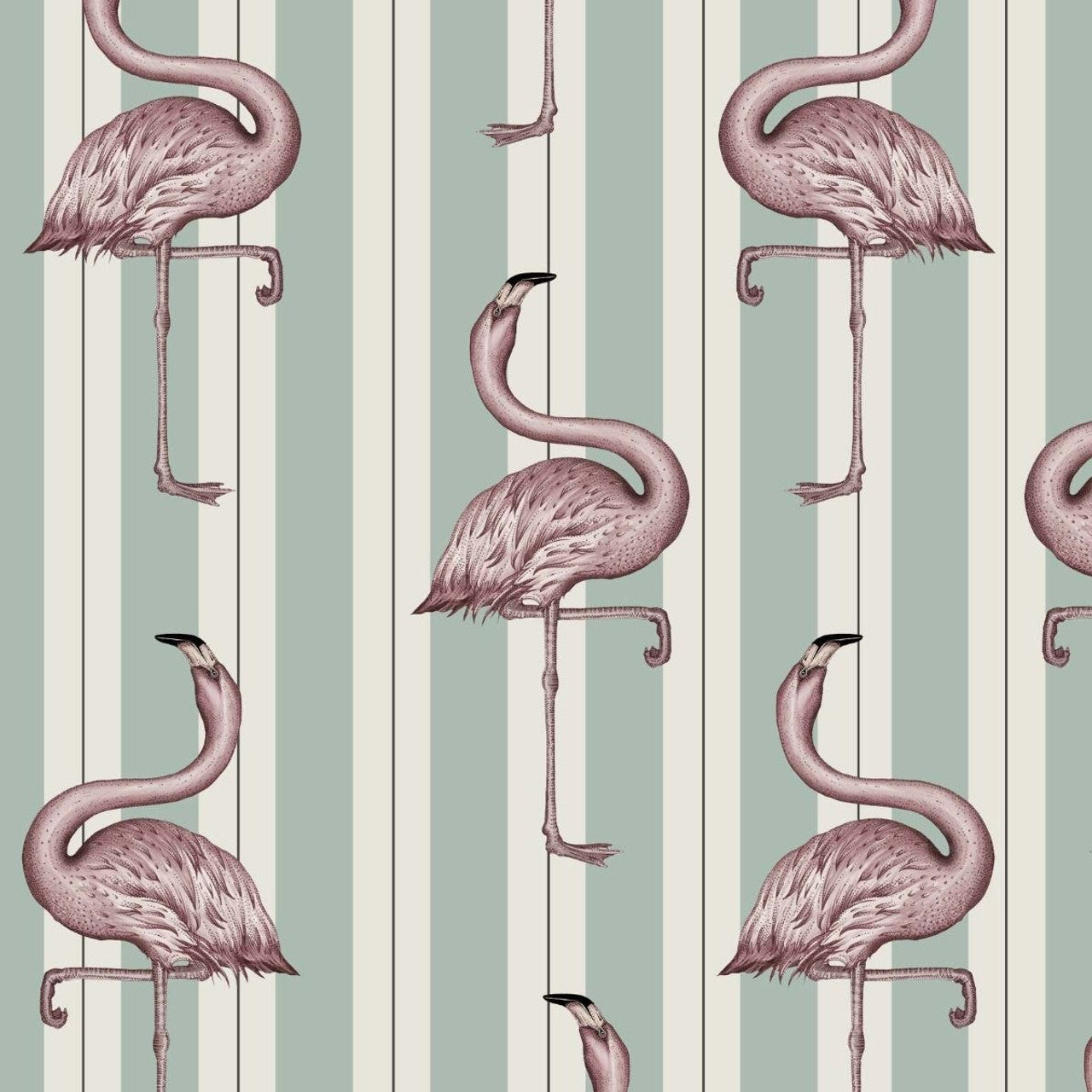 Flamboyance Hybrid Mural Wallpaper - House of Hackney