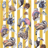 Hackney Empire Hybrid Mural Wallpaper - House of Hackney - Ochre Stripe