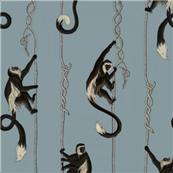 Troop Monkey Hybrid Mural Wallpaper - House of Hackney - Dusk
