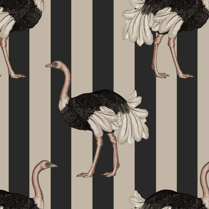 Pride Hybrid Mural Wallpaper - House of Hackney - Clay & Off Black