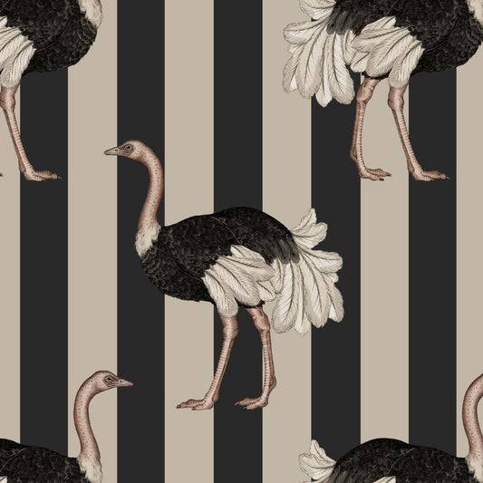 Pride Hybrid Mural Wallpaper - House of Hackney - Clay & Off Black
