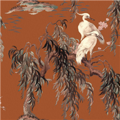 Zeus Hybrid Mural Wallpaper - House of Hackney - Tobacco
