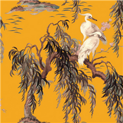 Zeus Hybrid Mural Wallpaper - House of Hackney - Ochre
