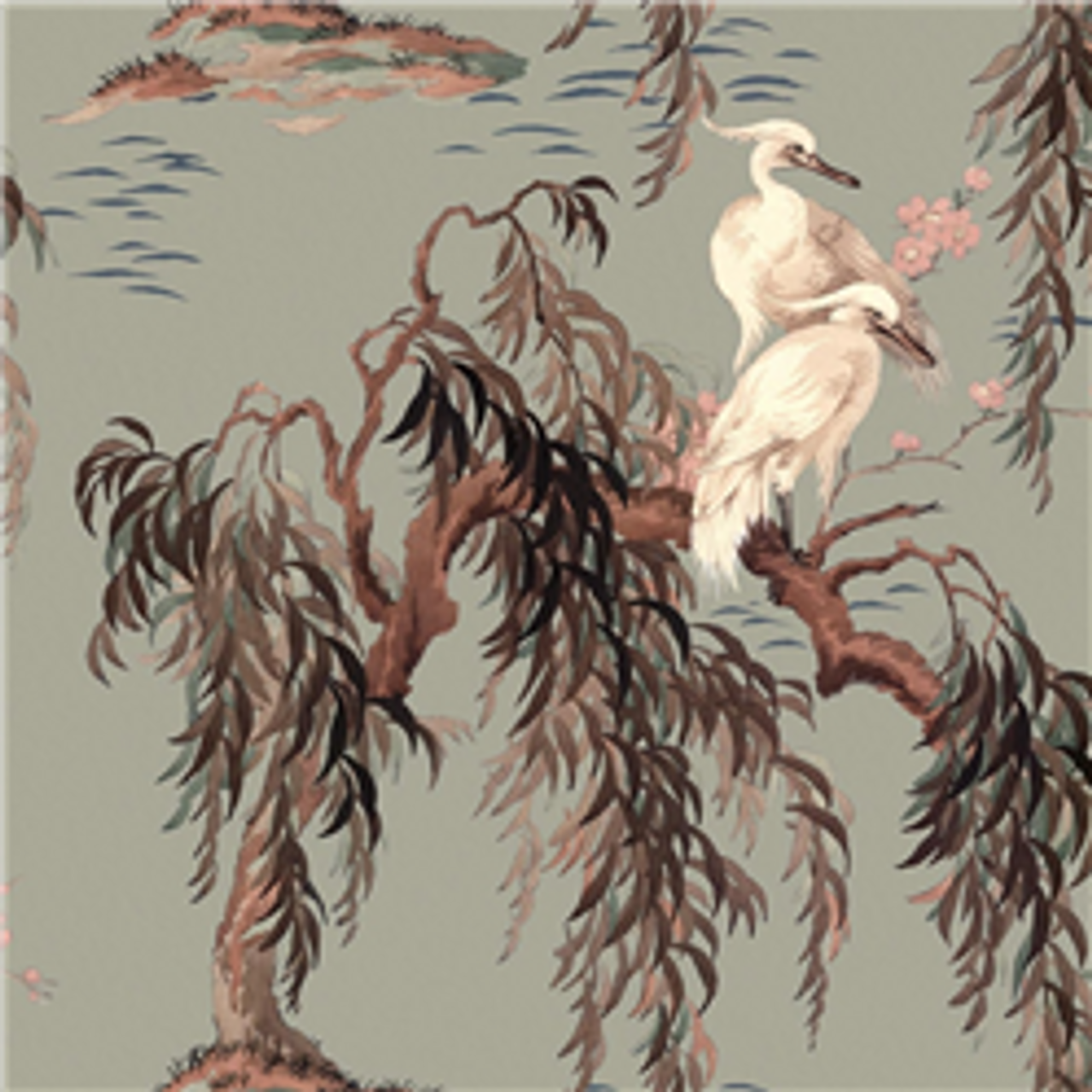 Zeus Hybrid Mural Wallpaper - House of Hackney - Eau De Nil