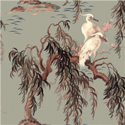 Zeus Hybrid Mural Wallpaper - House of Hackney - Eau De Nil