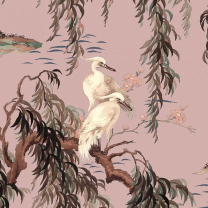 Zeus Hybrid Mural Wallpaper - House of Hackney - Blush