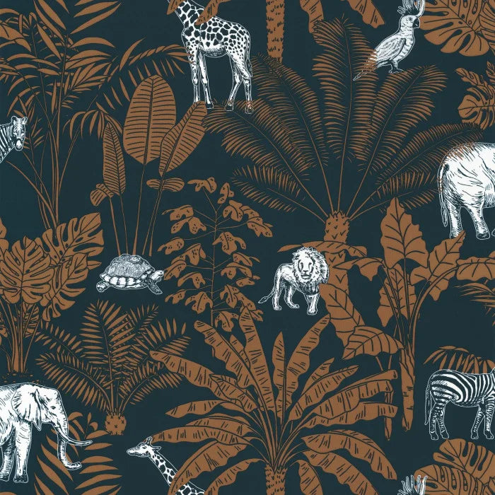 Sample - Our Planet Jungle Trip Wallpaper  - Dark