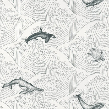 Our Planet Under The Sea Wallpaper - Monochrome
