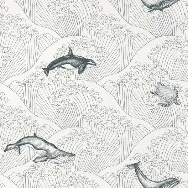 Sample - Our Planet Under The Sea Wallpaper - Monochrome