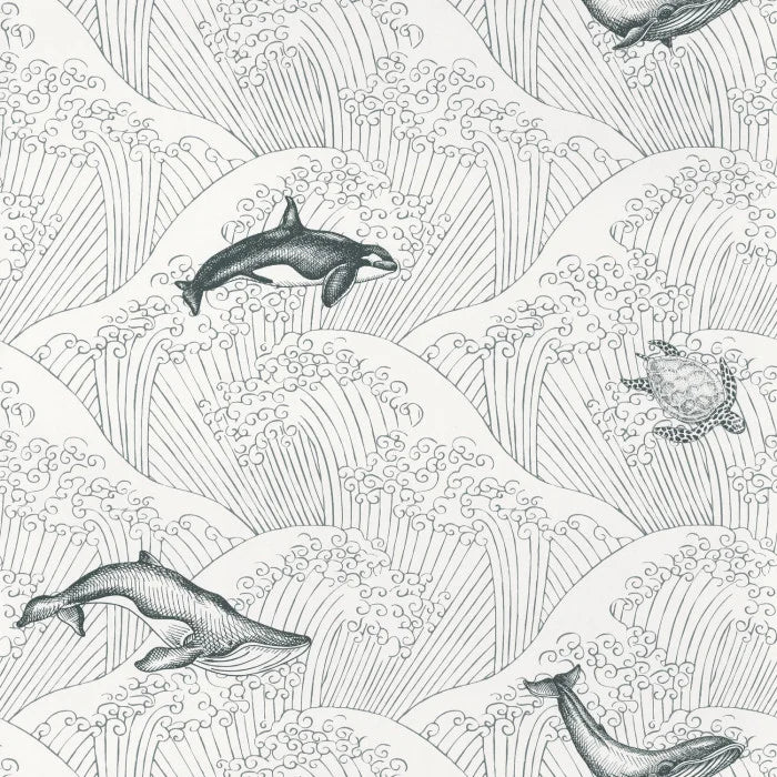 Our Planet Under The Sea Wallpaper - Monochrome