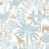 Our Planet Jungle Trip Wallpaper  - Blue