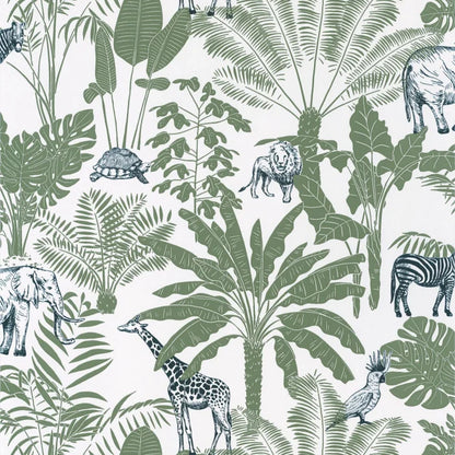Our Planet Jungle Trip Wallpaper - Green