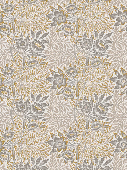 Baroque Floral Wallpaper - Sand