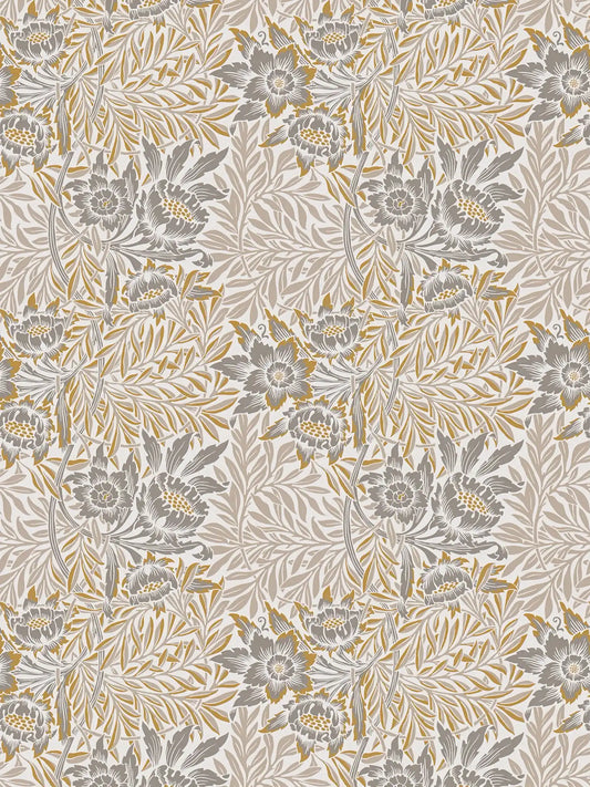 Baroque Floral Wallpaper - Sand