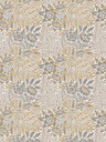 Baroque Floral Wallpaper - Sand