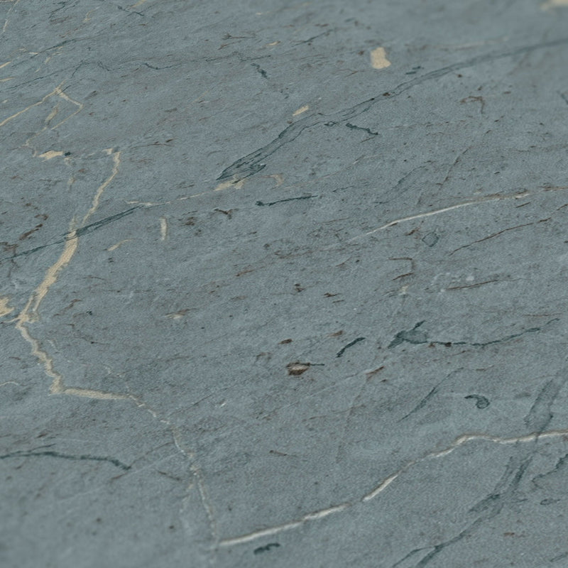 Marble Wallpaper - Blue/Creme/Green