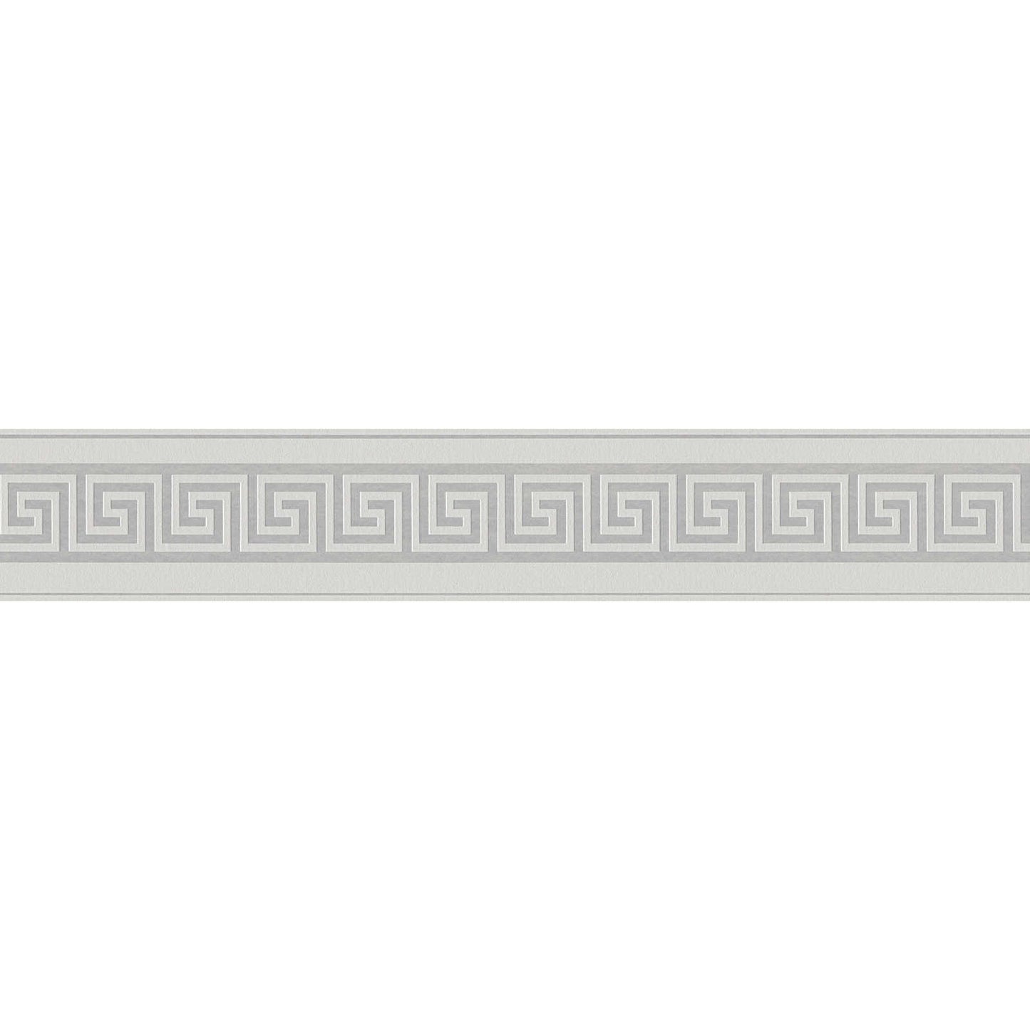 Metallic Meander Border - Grey - Self Adhesive