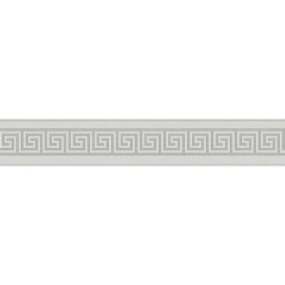 Metallic Meander Border - Grey - Self Adhesive
