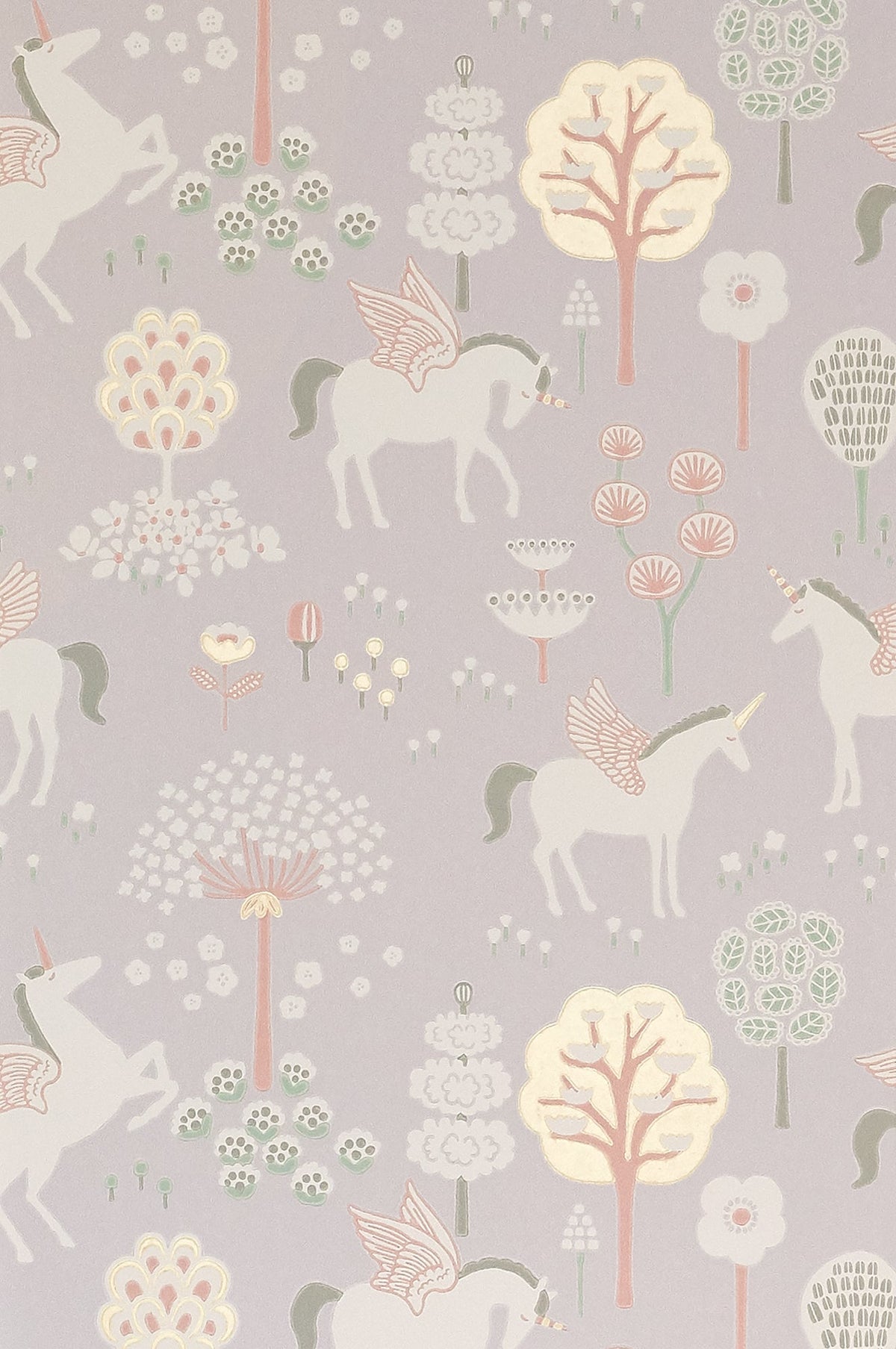 Sample - True Unicorns Wallpaper - Lilac