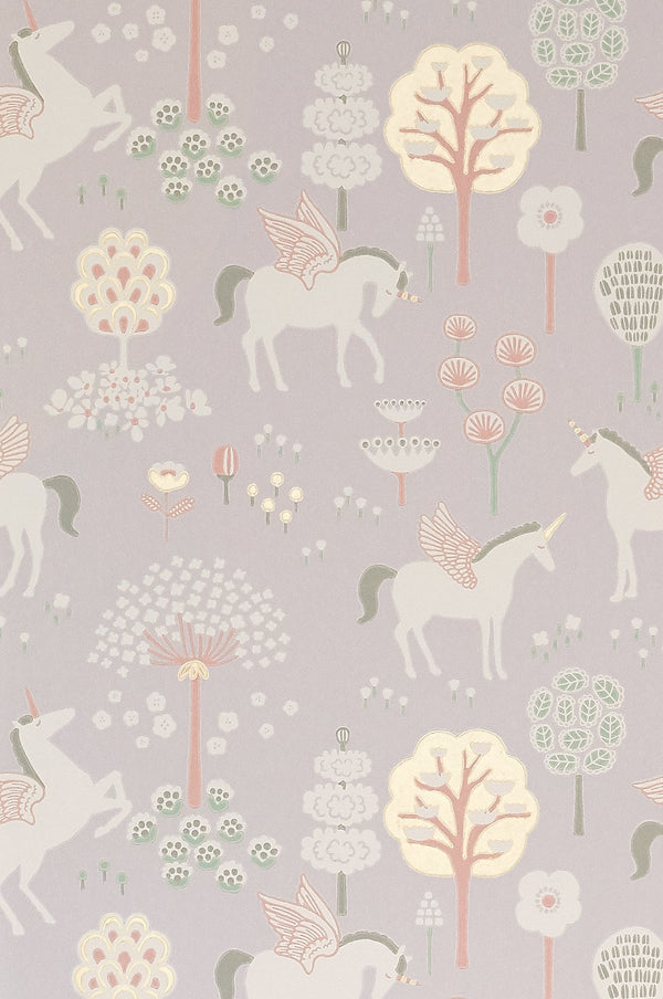 Sample - True Unicorns Wallpaper - Lilac