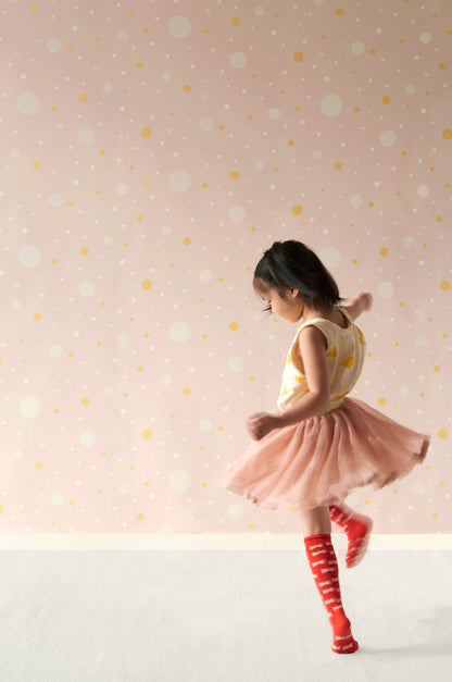 Confetti Wallpaper - Soft Pink