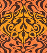 Woodstock Wallpaper - Orange