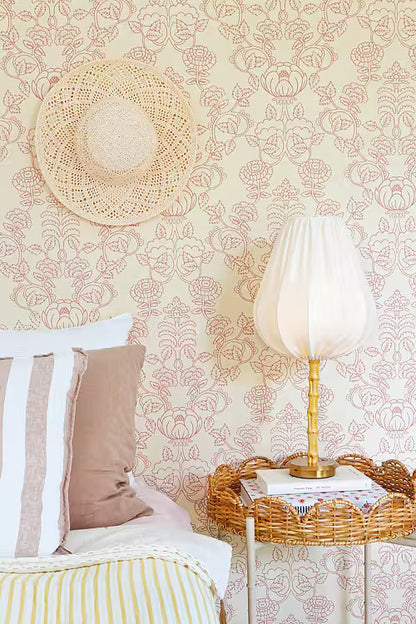 A Sip of Summer Wallpaper - Soft Red