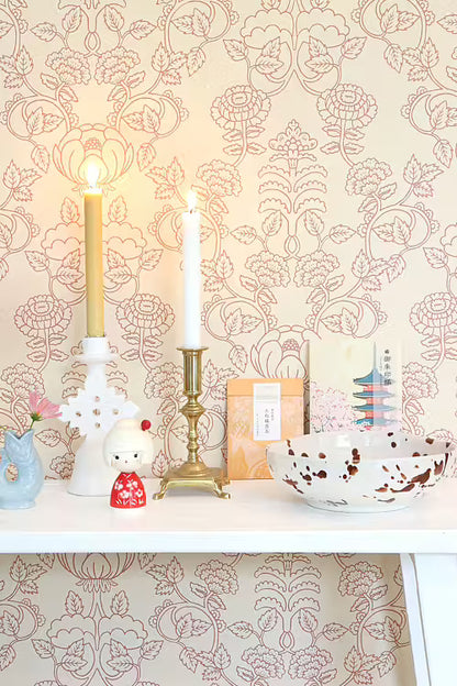 A Sip of Summer Wallpaper - Soft Red