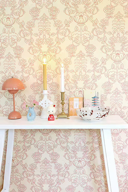 A Sip of Summer Wallpaper - Soft Red