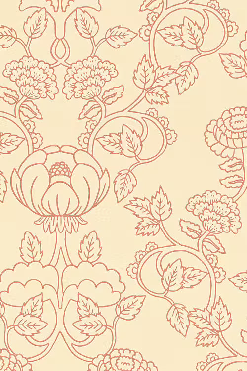 Cheri Spritz Wallpaper - Soft Red