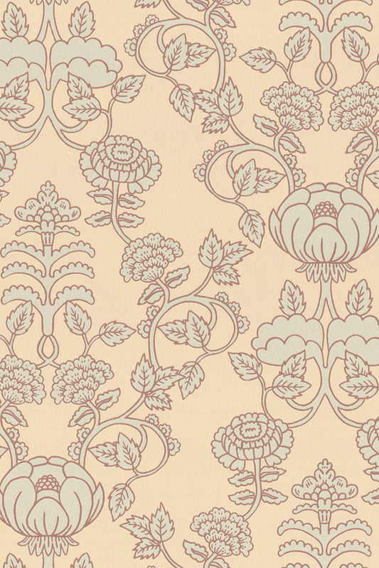 Cheri Spritz Wallpaper - Minty Breeze Beige