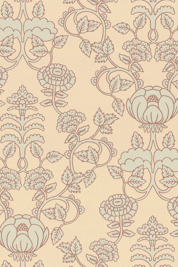 Sample - Cheri Spritz Wallpaper - Minty Breeze Beige