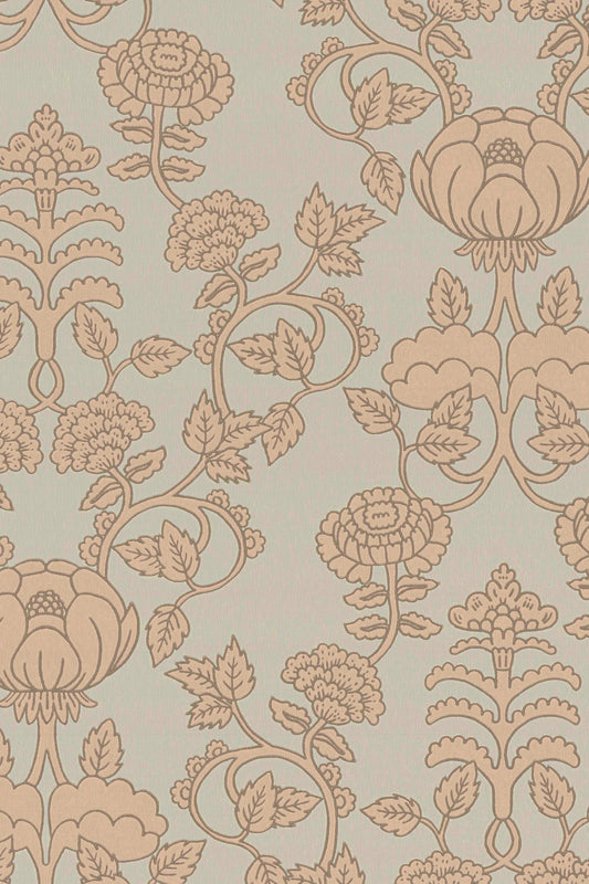 Cheri Spritz Wallpaper - Vintage Blue Green