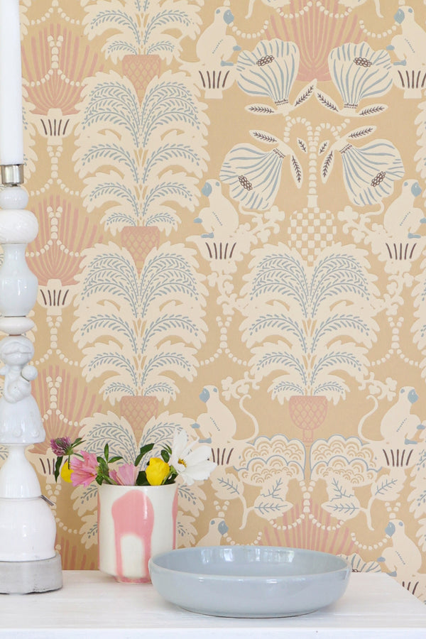 Sample - Hello Monkey Wallpaper - Lion Yellow
