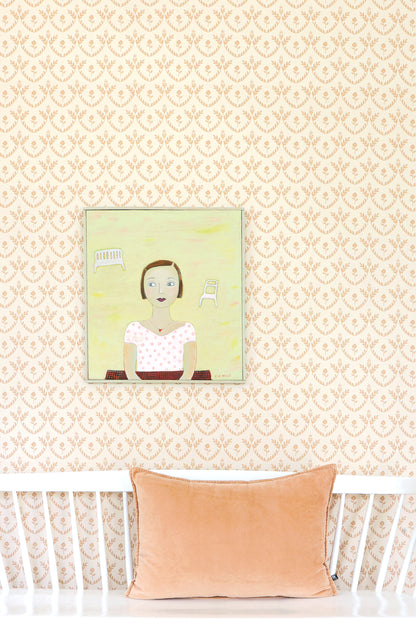 Bellini Wallpaper - Honey Gold Cream