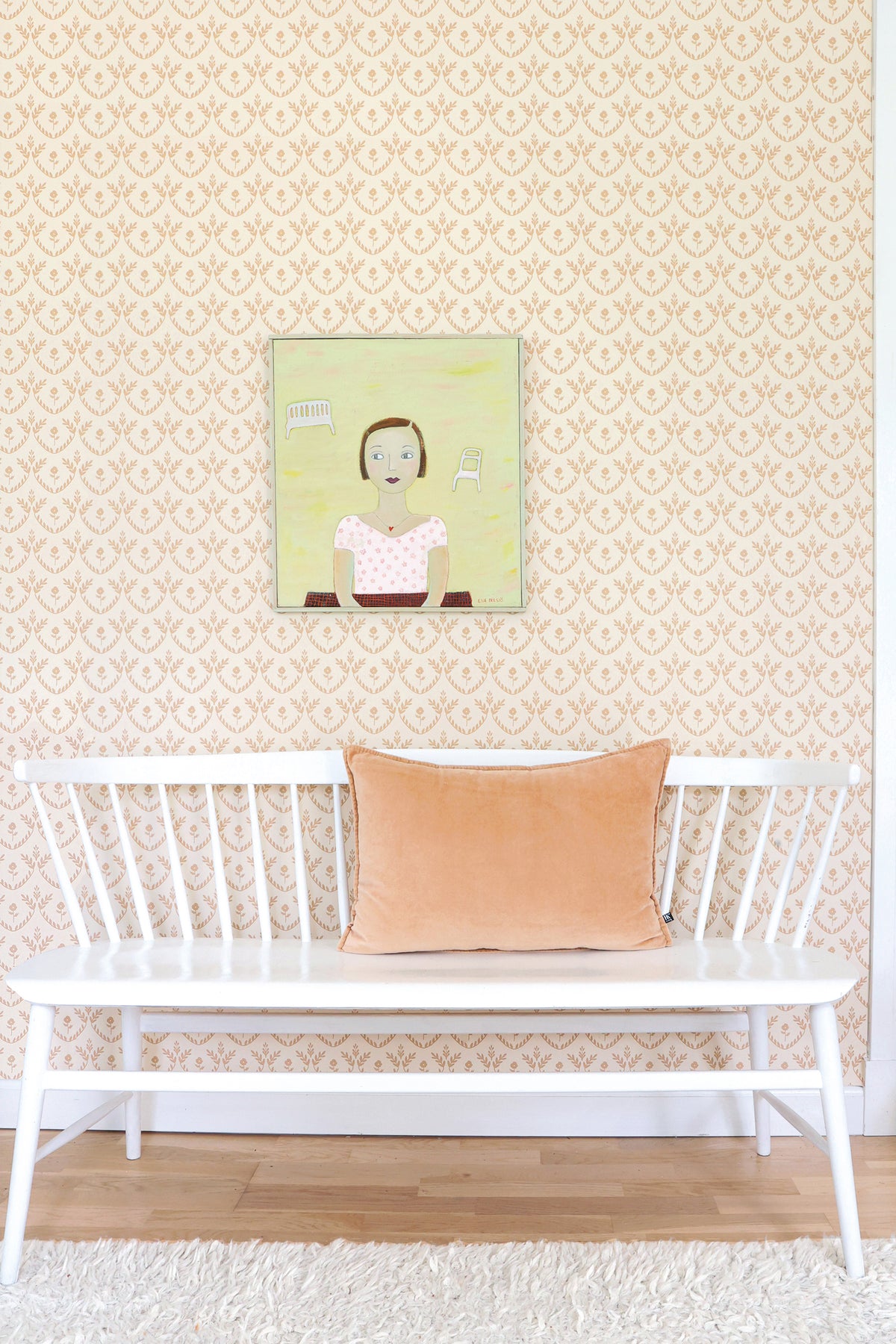 Bellini Wallpaper - Honey Gold Cream